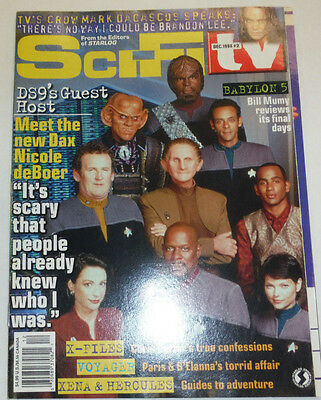 Sci-Fi Magazine Babylon 5 Chris Carter's True Confessions December 1998 110514R1