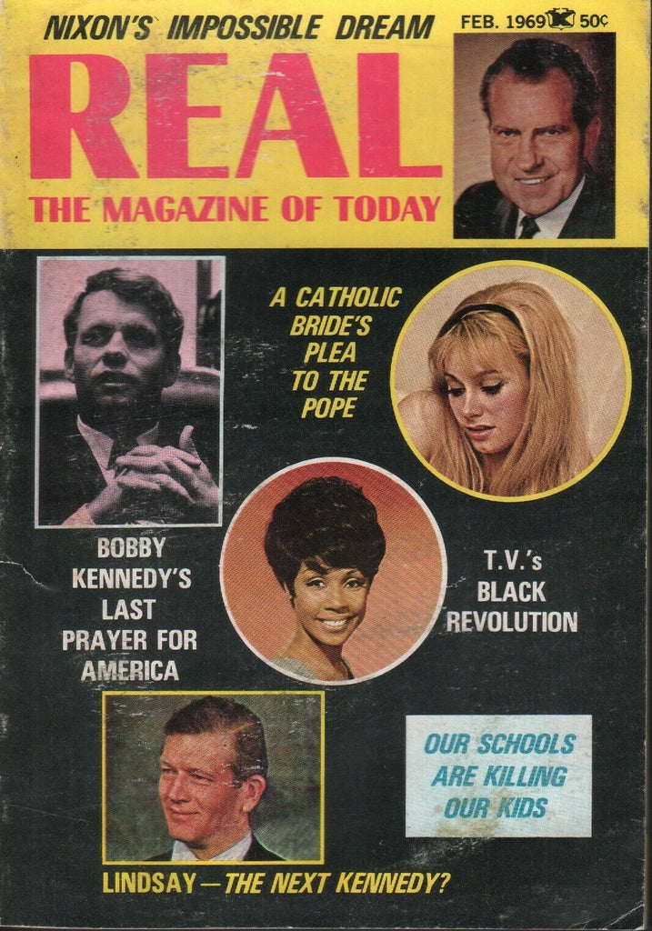 Real the Magazine of Today February 1969 Bobby Kennedy Richard Nixon 061719AME