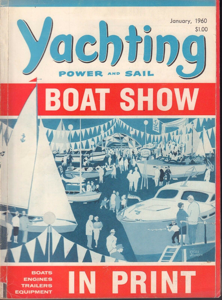 Yachting Power and Sail January 1960 Cecile Johnson 041717nonDBE
