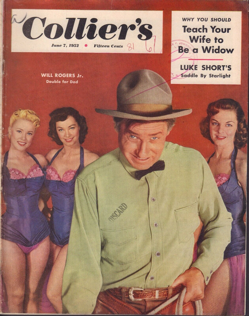 Collier's Magazine June 7 1952 Will Rogers Jr. 072417nonjhe