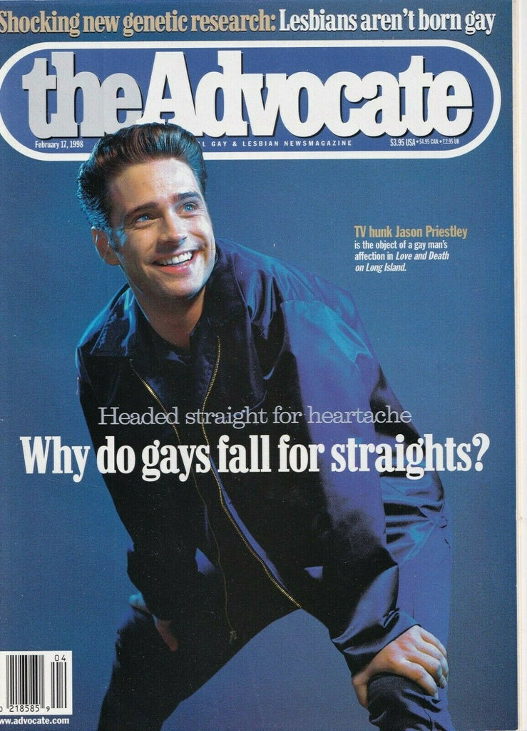 The Advocate February 1998 Jason Priestley Dean Hamer 060719DBE