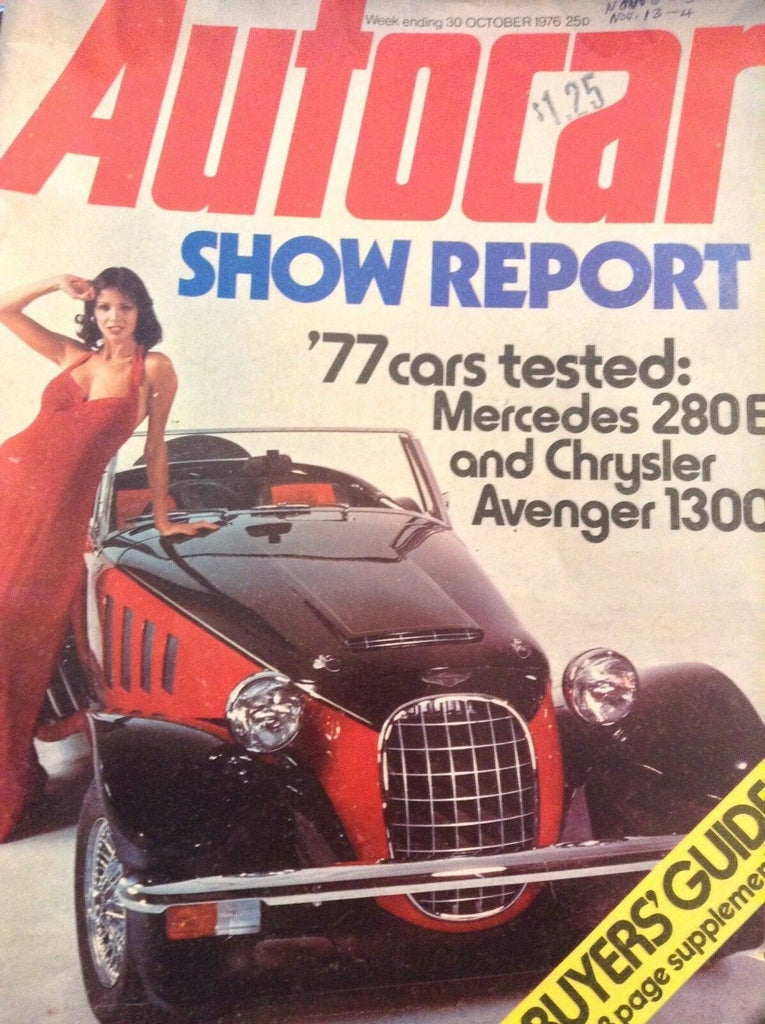Autocar Magazine '77 Cars Tested MErcedes 280E October 1976 010518nonrh