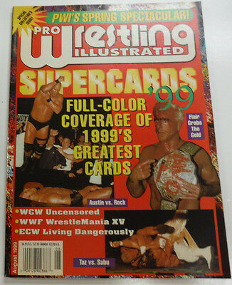 Pro Wrestling Illustrated Magazine Stone Cold Ric Flair August 1999 082814R