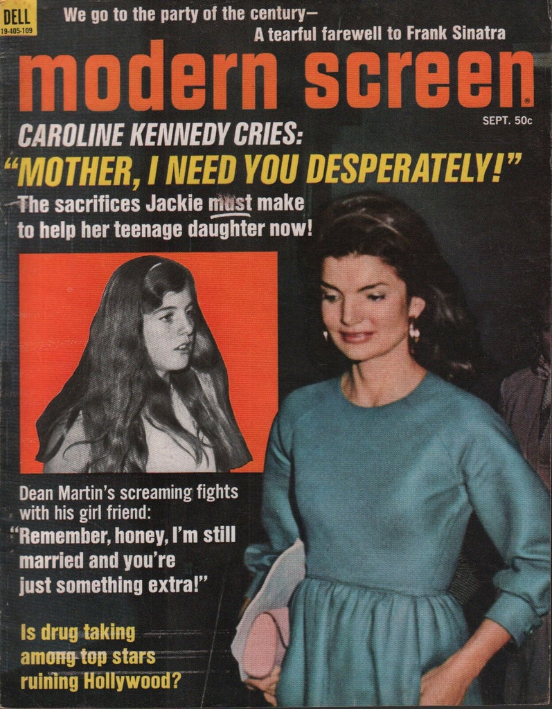 Modern Screen September 1971 Carline Kennedy Dean Martin 050918DBE