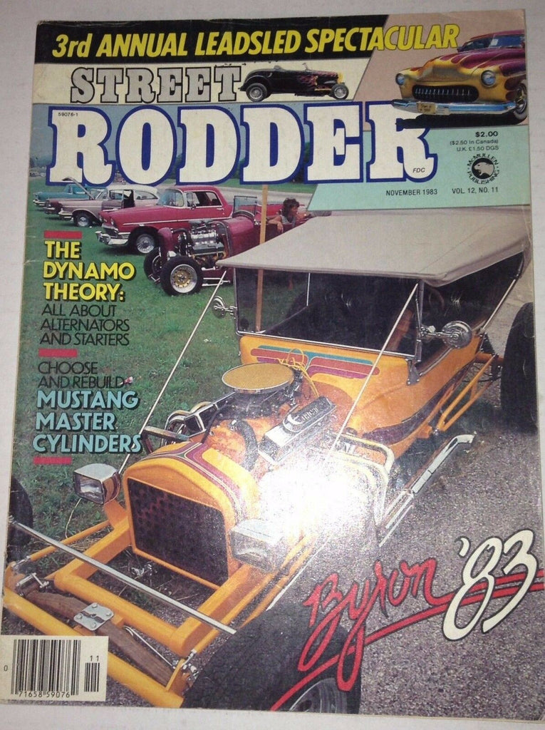 Street Rodder Magazine The Dynamo Theory Byron '83 November 1983 042017nonrh