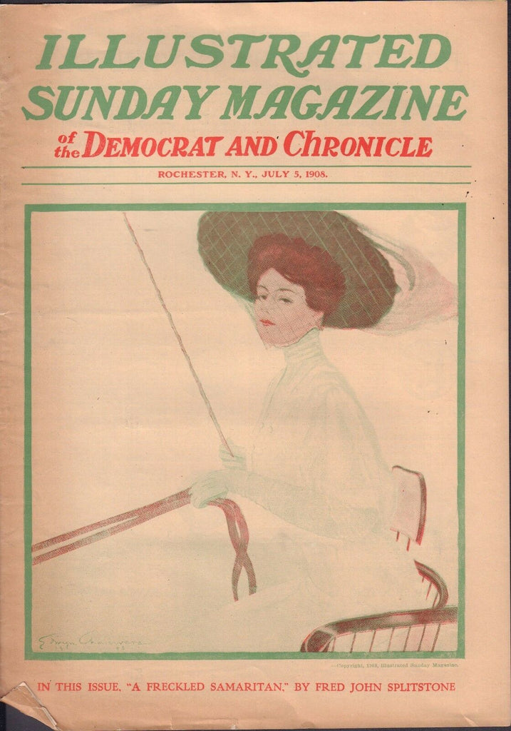 Sunday Magazine Illustrated Rochester July 1908 A Freckled Samaritan 11217DBE