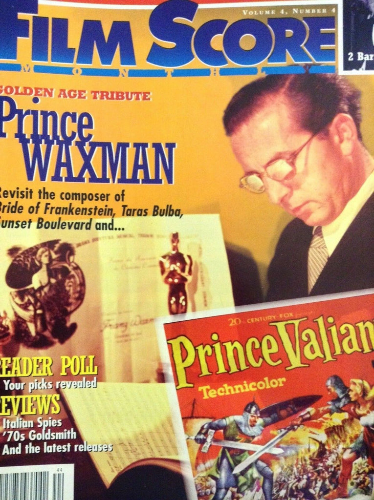 Film Score Magazine Prince Waxman April/May 1999 080218nonrh