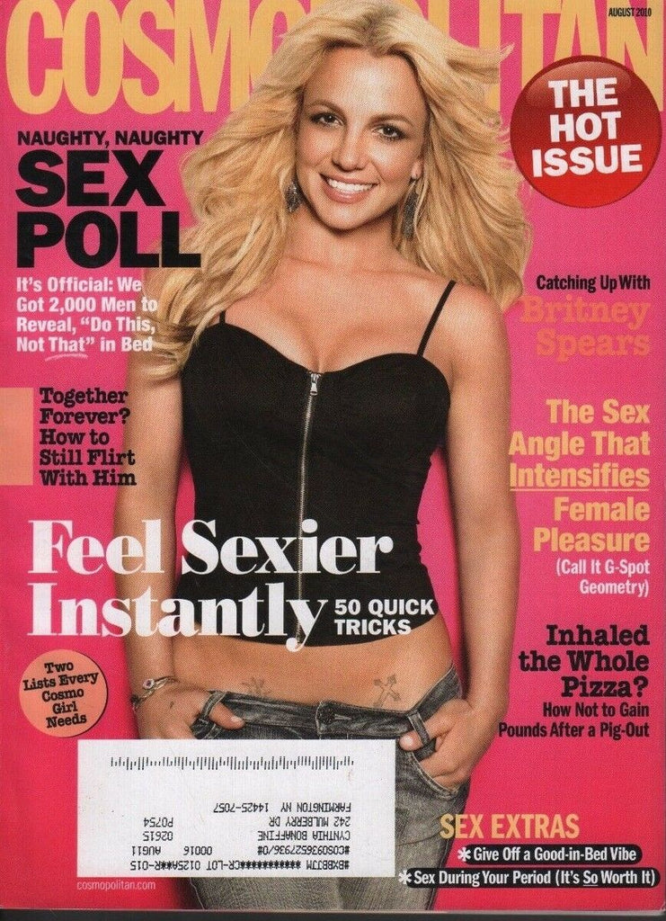 Cosmopolitan August 2010 Britney Spears w/ML 052918DBE