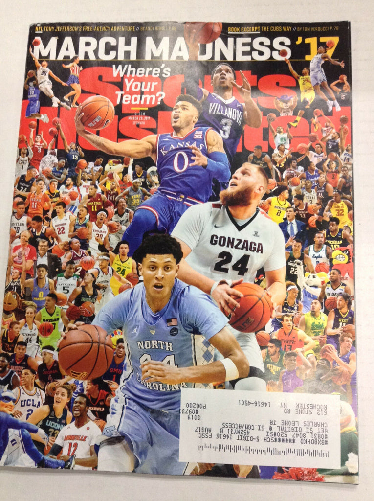 Sports Illustrated Magazine Tony Jefferson March 20, 2017 040617nonr