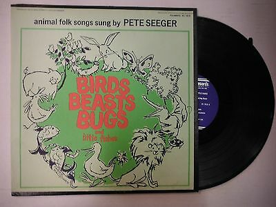 33 RPM Vinyl Pete Seeger Birds, Beasts, Bugs and Little Friends FC7610 112614KME