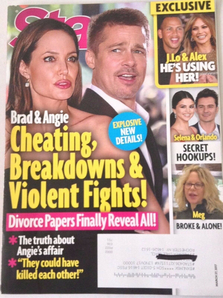 Star Magazine Brad Pitt Angelina Jolie March 27, 2017 043017nonrh