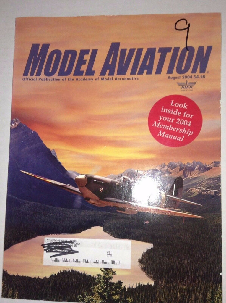 Model Aviation Magazine Bell P-62 Kingcobra August 2004 041317nonrh