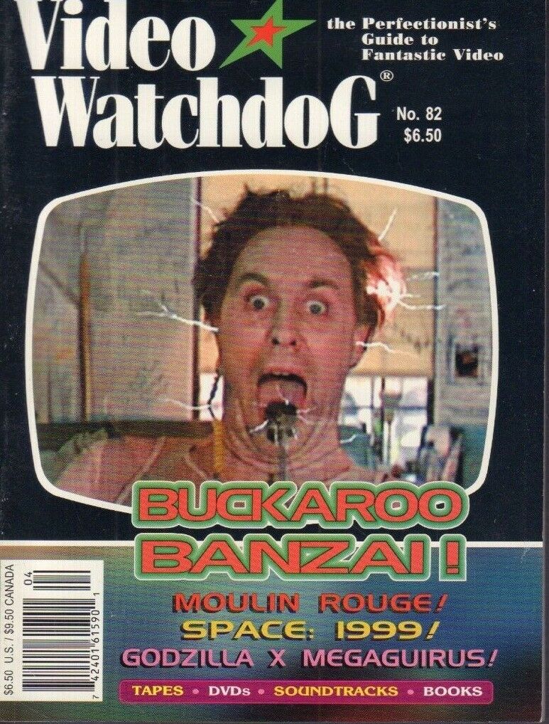 Video Watchdog no.82 Buckaroo Banzai Moulin Rouge Space 1999 021318DBE