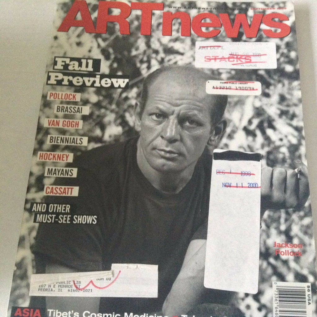 Art News Magazine Jackson Pollock , Brassai September 1998 071317nonrh