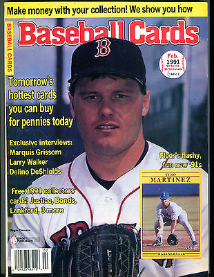 Baseball Cards Magazine February 1991 Roger Clemens EX 080116jhe