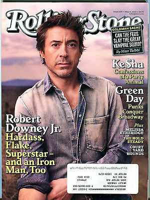 Rolling Stone Magazine May 13 2010 Robert Downey Jr. EX 032416jhe