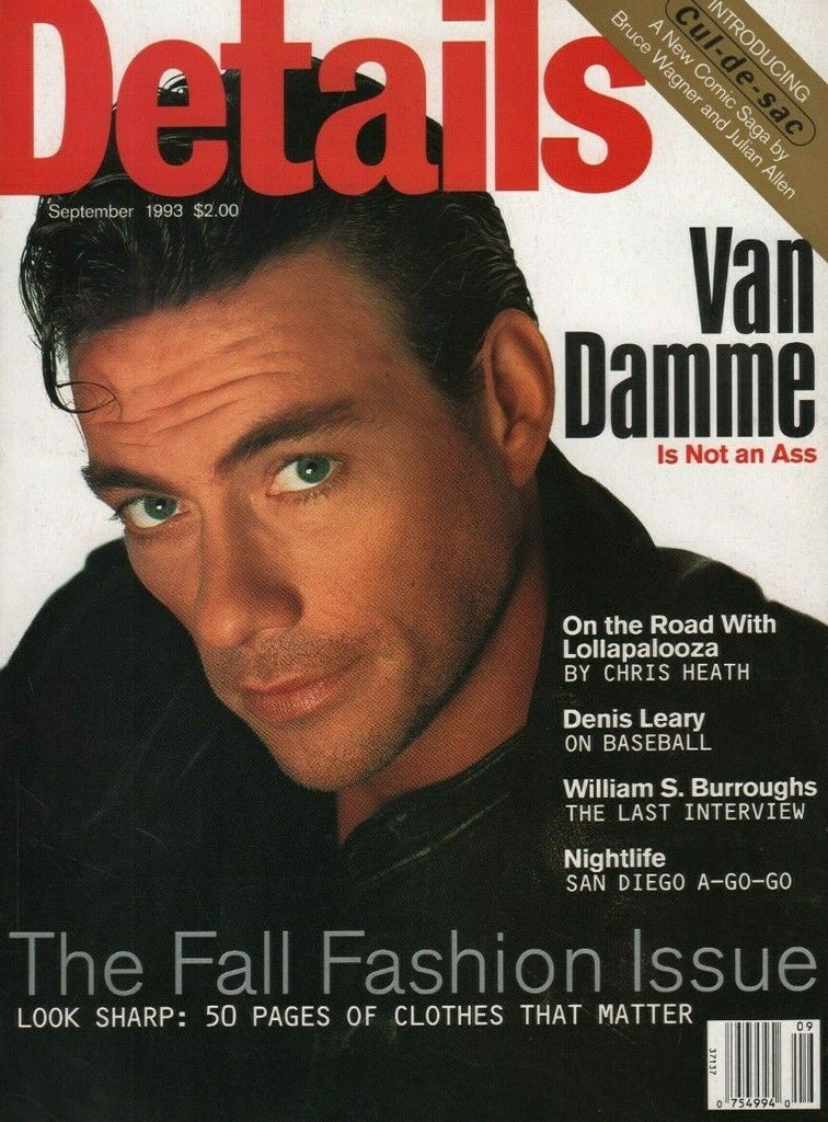 Details September 1993 Van Damme Denis Leary William S Burroughs 070519DBE