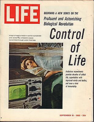 Life Magazine September 10 1965 Control of Life VG 060716DBE2