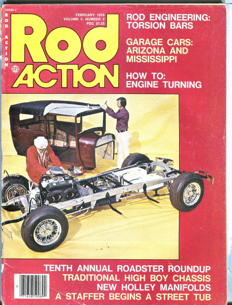 Rod Action Magazine February 1976 Engine Turning VG No ML 031717nonjhe