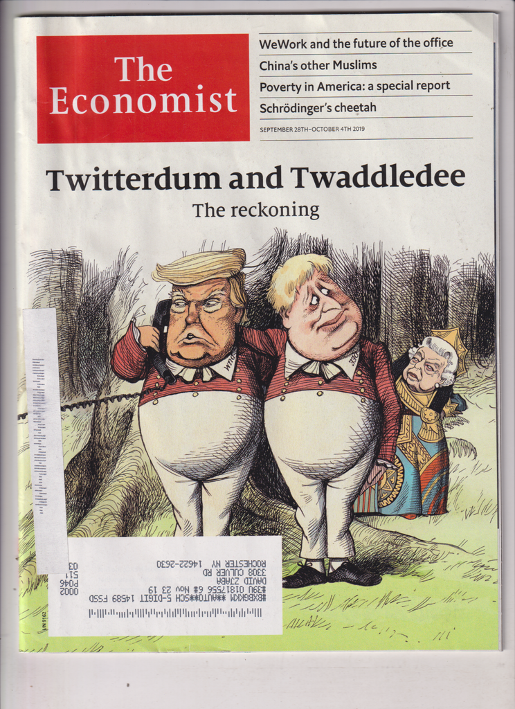 The Economist Mag Donald Trump And Twitter Sept/Oct 4, 2019 011320nonr