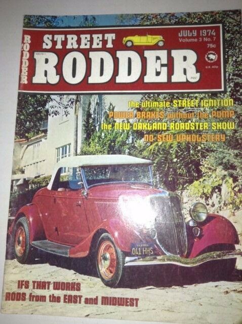 Street Rodder Magazine Street ignition Power Brakes July 1974 041817nonrh2