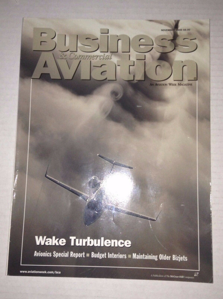 Business & Commercial Aviation Magazine Turbulence November 1999 FAL 111716RH