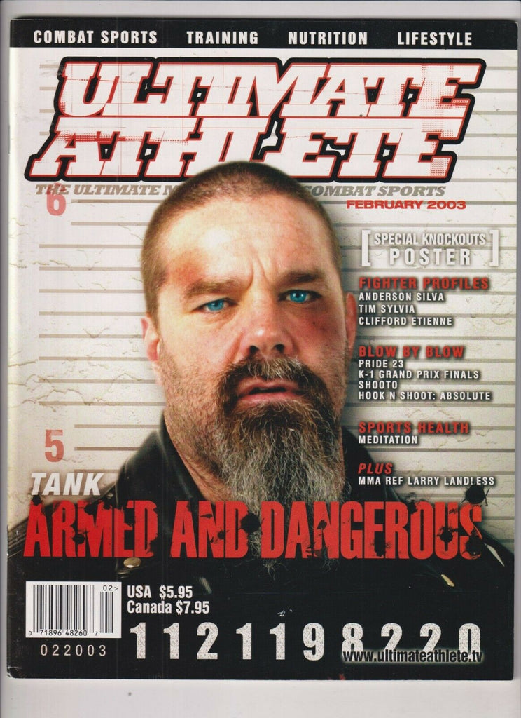 MMA Worldwide Mag Anderson Silva Tim Sylvia February 2003 103019nonr