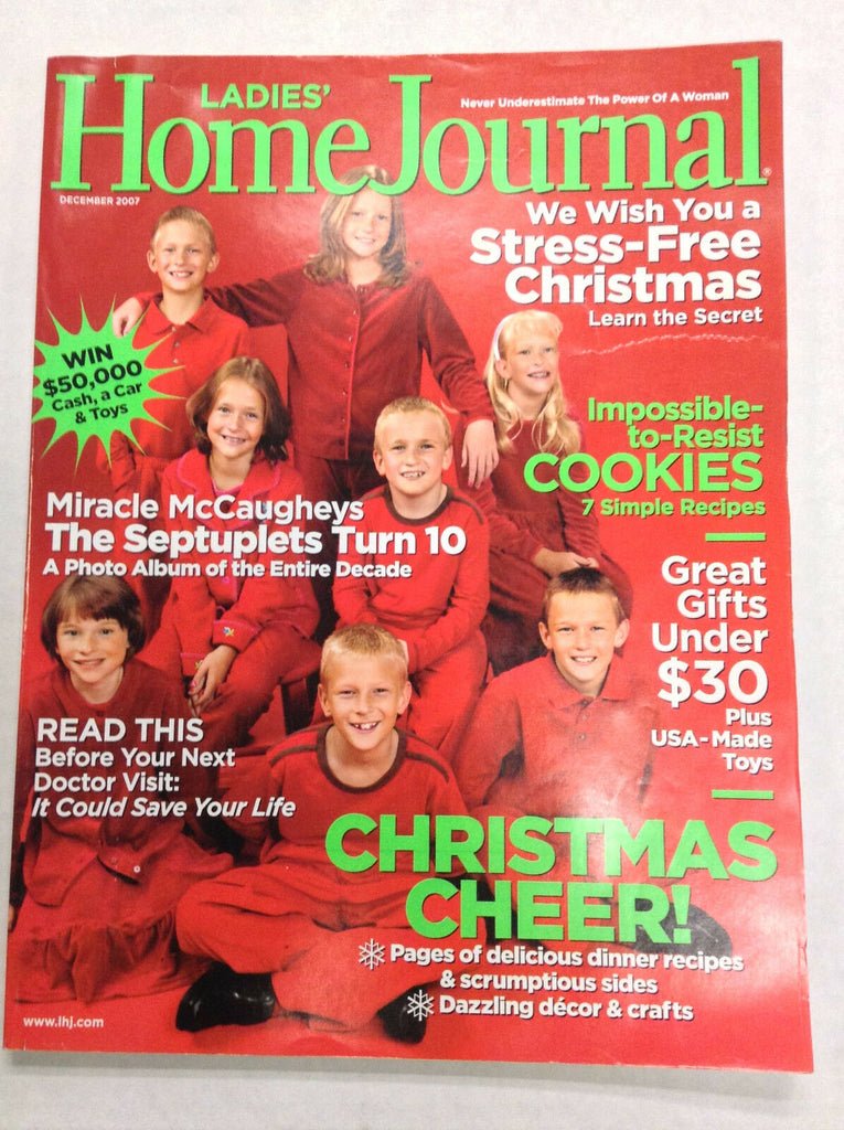 Ladies' Home Journal Magazine Irresistable Cookies December 2007 020817RH