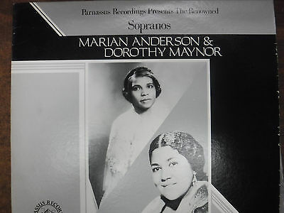 Marian Anderson & Dorothy Maynor Renowned Sopranos 33RPM 032816 TLJ