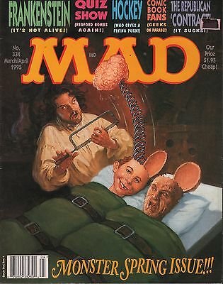 Mad Magazine March/April 1995 Monster Spring Issue, Frankenstein EX 010616DBE