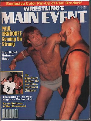 Wrestling's Main Event May 1983 Paul Orndorff Complete EX 120915DBE