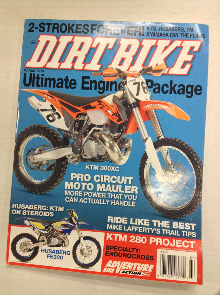 Dirt Bike Magazine KTM 300XC Moto Mauler March 2013 032817nonR