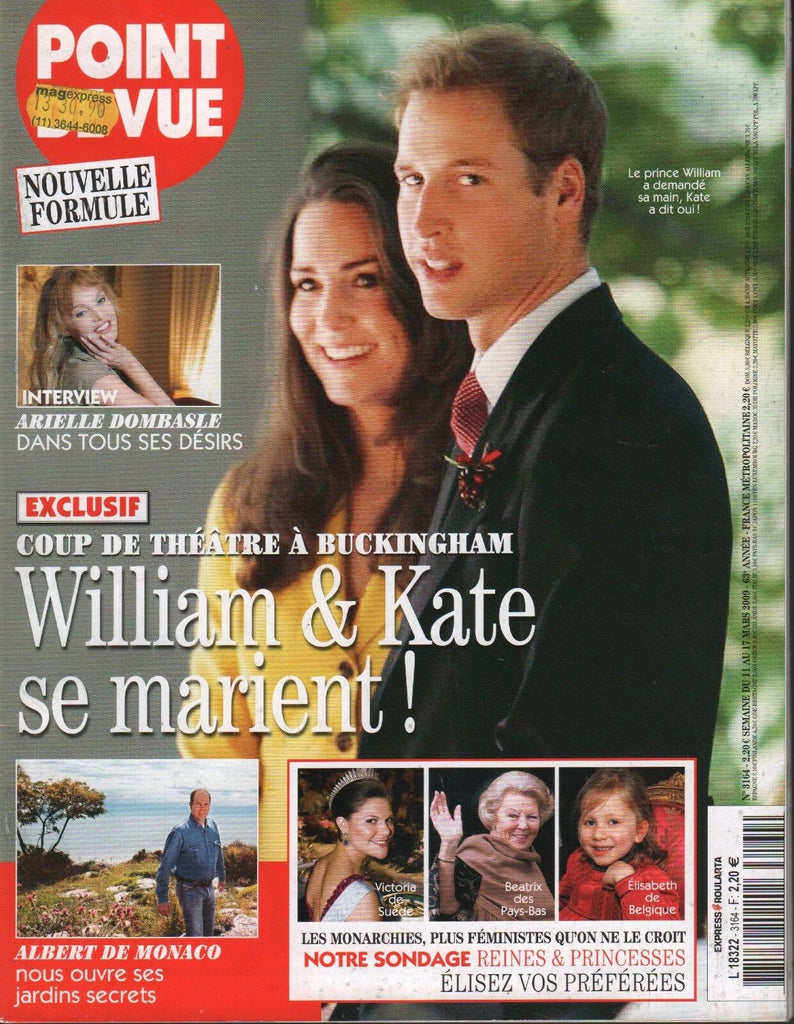 Point De Vue March 2009 Prince William Kate Middleton Arielle Dombasl 062918DBE3