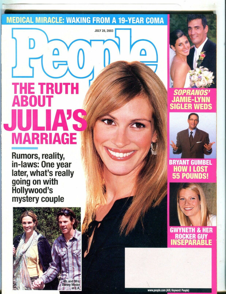People Magazine July 28 2003 Julia Roberts EX No ML 050617nonjhe