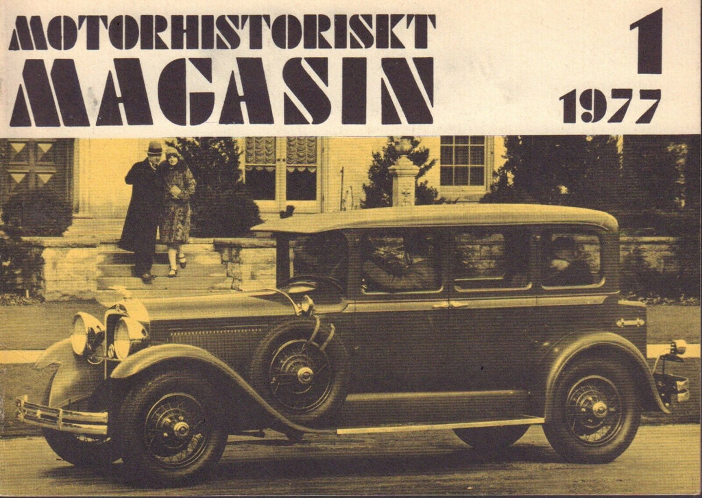 Motorhistoriskt Magasin Swedish Car Magazine 1 1977 Standerd 6 040317nonDBE