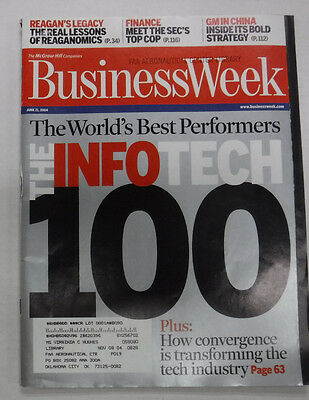Business Week Magazine Info Tech 100 June 2004 071315R