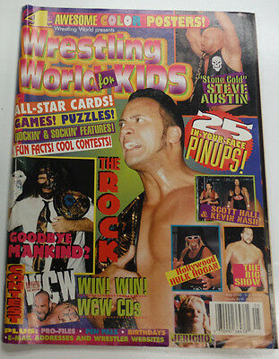 Wrestling World For Kids Magazine Mankind Scott Hall May 2000 082814R