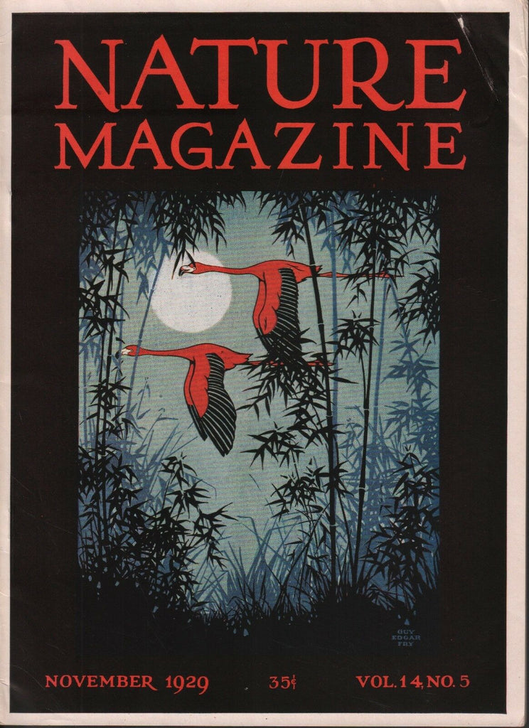Nature Magazine November 1929 Guy Edgar Fry w/ Original Brown Mailer 081618DBE