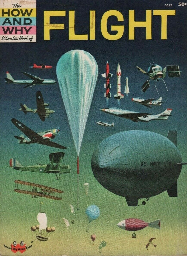The How and Why Wonder Book of Flight 2019 1961 062819DBE
