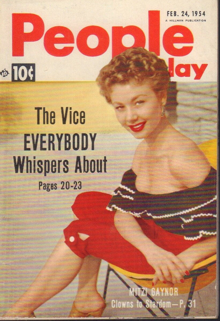 People Today Digest February 24 1954 Mitzi Gaynor Cheesecake Pin Up 091318AME