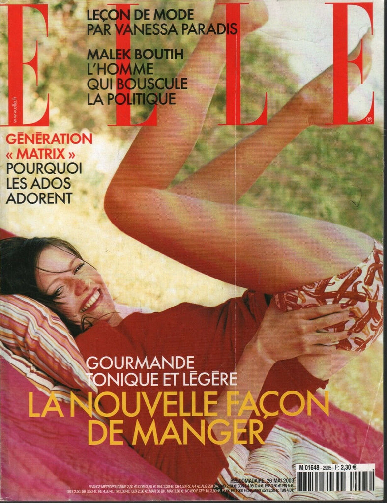 Elle French Fashion May 26 2003 Vanessa Paradis Claire Keim 100620ame