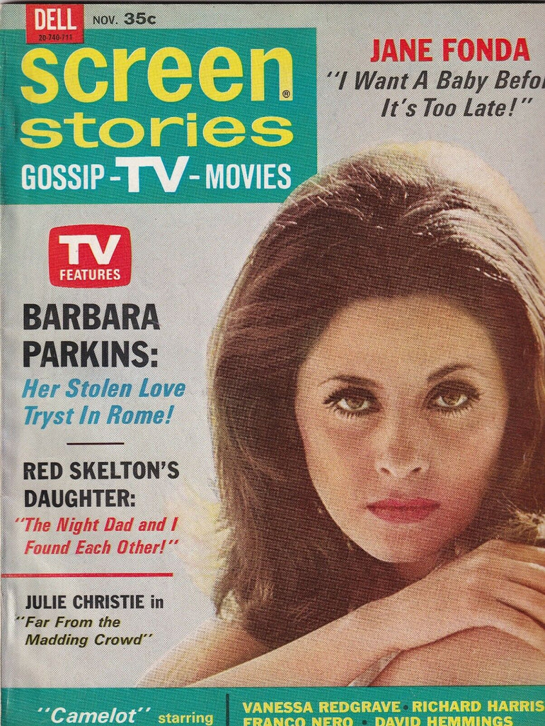 Screen Stories Jane Fonda Barbara Parkins November 1967 070219nonr