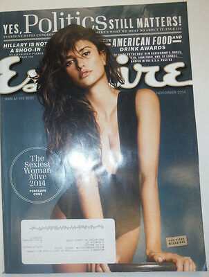 Esquire Magazine Penelope Cruz & Politics November 2014 040615R2