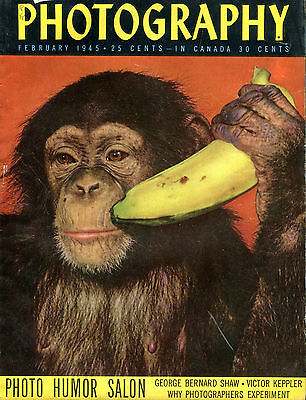 Popular Photography Magazine February 1945 Photo Humor Salon VG 062916jhe