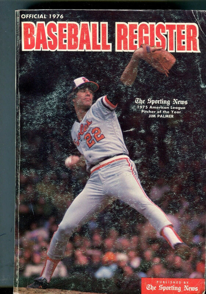 Sporting News Official Baseball Register 1976 Jim Palmer VG 060617nonjhe