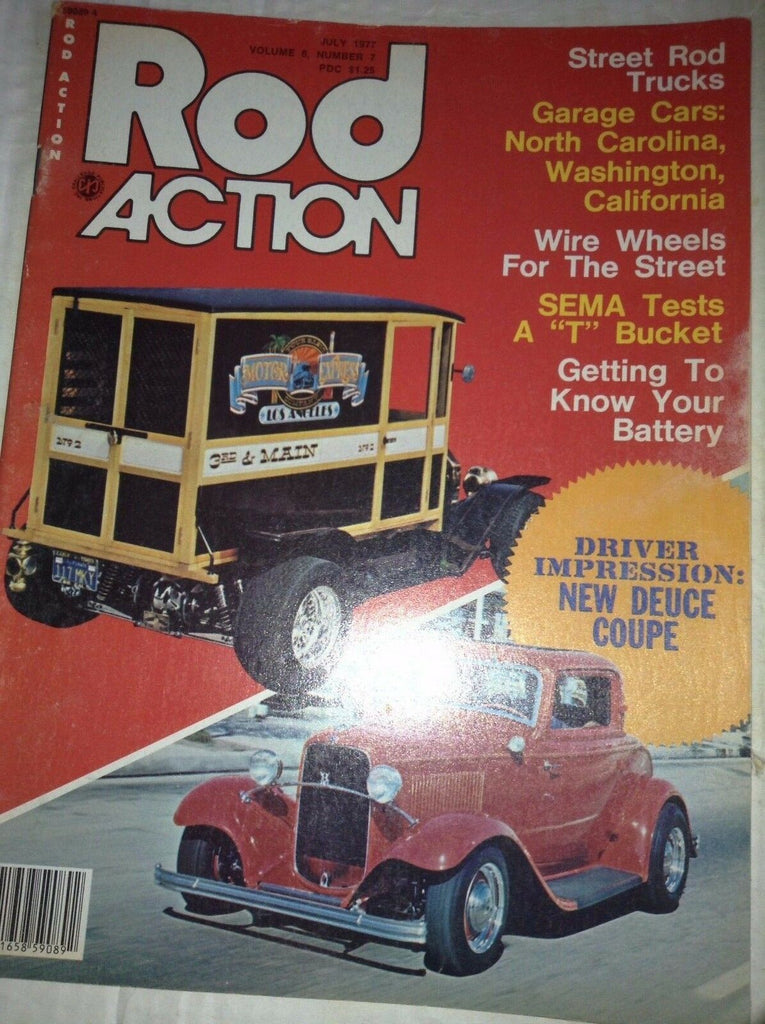 Rod Action Magazine Wire Wheels SEMA Tests A T Bucket July 1977 040717NONRH