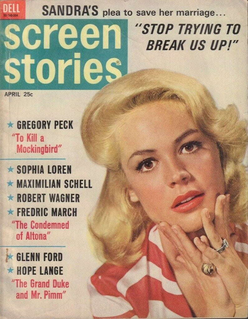 Screen Stories April 1963 Gregory Peck Sophia Loren Robert Wagner 020519DBE