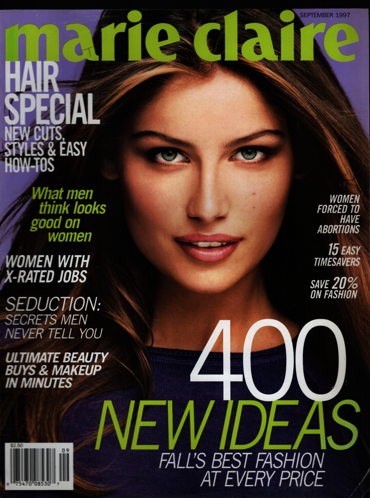 Marie Claire Fashion Magazine September 1997 Laetita Casta 022221ame2