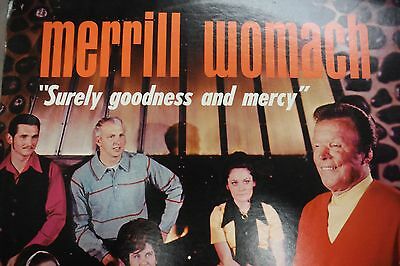 Merrill Womach Surely Goodness and Mercy AUTOGRAPHED W/COA 33RPM 011316 TLJ3