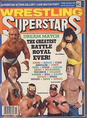 Wrestling Superstars Summer 1987 Hulk Hogan, Steve Williams VG 050616DBE
